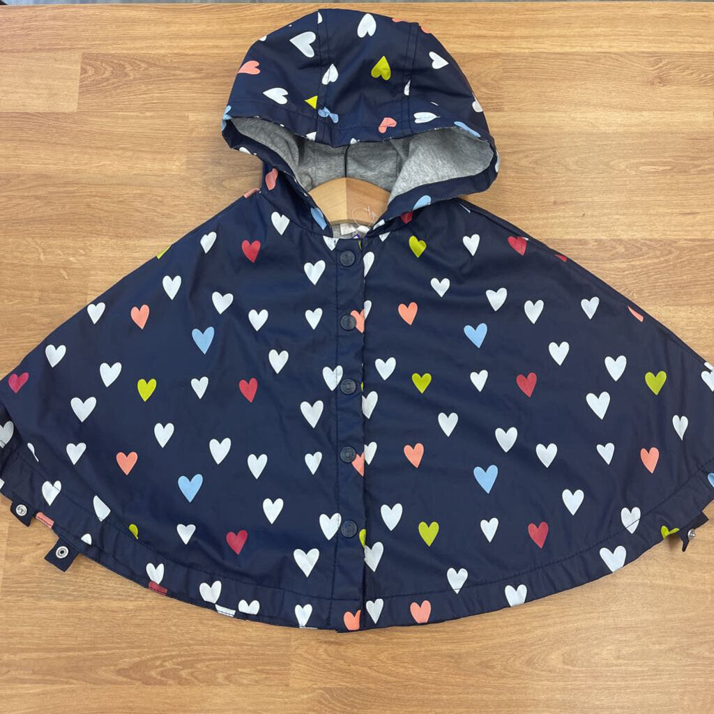 Gymboree Heart Rain Cape - 12/18m