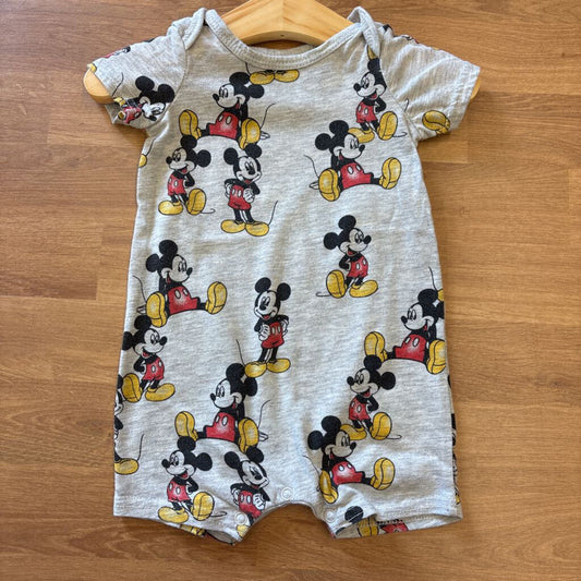 Disney Baby Mickey Short Romper - 3/6m