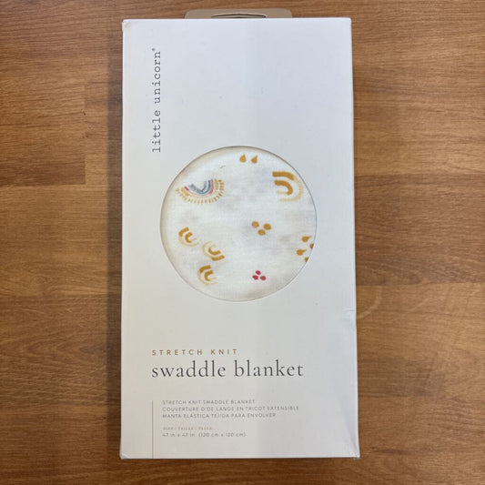 NEW Little Unicorn Stretch Knit Swaddle - Rainbows