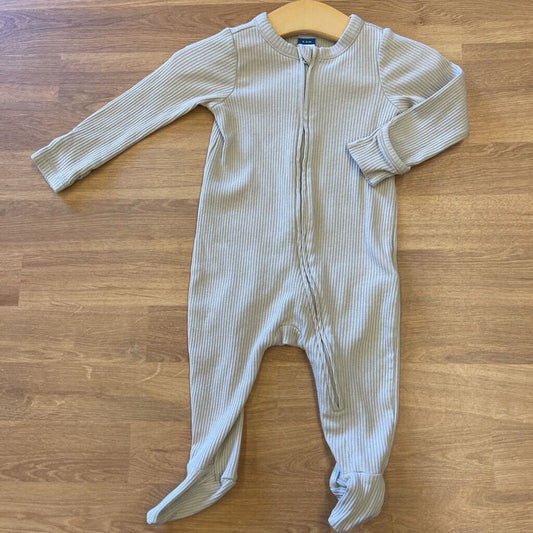 Old Navy Ribbed Zip Sleeper - 3/6m