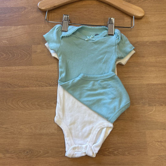 Small Story Set of 2 SS Onesies - NB