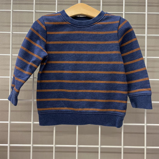 Cat & Jack Stripe Crewneck - 2T