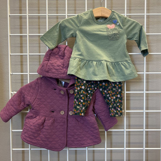 Carter's Three Pc Set - 3m