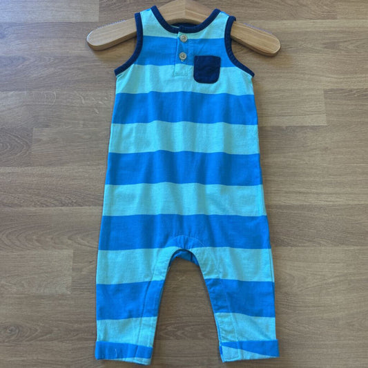 Old Navy Stripe Tank Romper - 3/6m