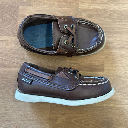 Carter's Brown Boat Shoes - 6