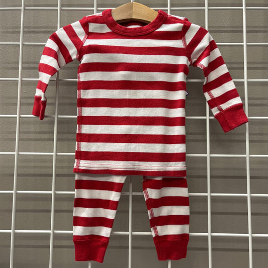 Hanna Andersson Stripe Pjs - 12/18m