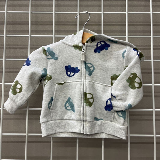 Carter's Car Zip Hoodie - 6m