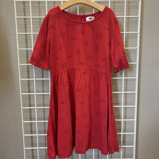 Old Navy Bird SS Dress - 10/12