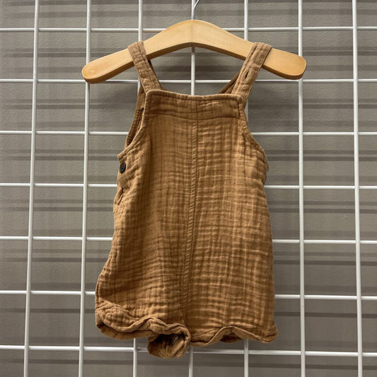 Old Navy Linen Short Overalls - 12/18m