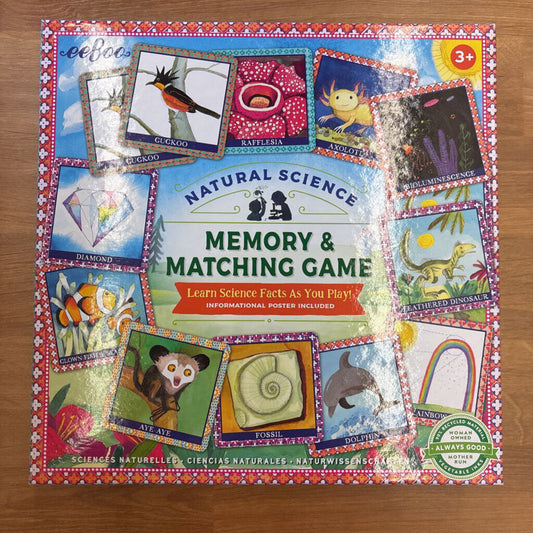 eeBoo Natural Science Memory & Matching Game