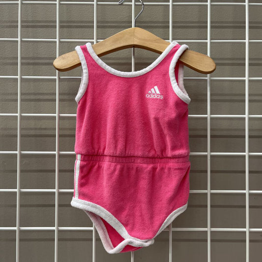 Adidas Terrycloth Tank Romper - 12m
