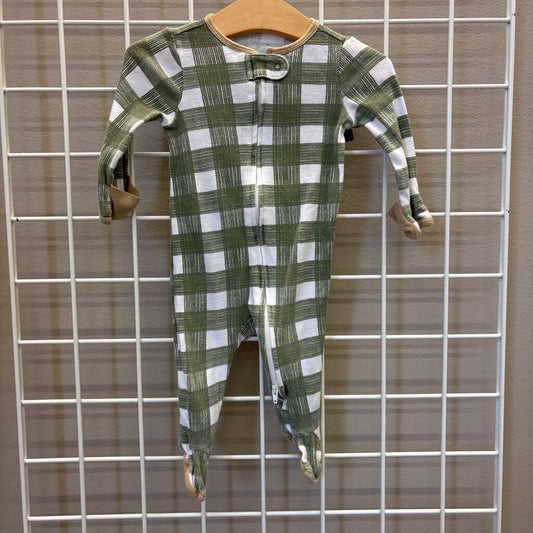 Cloud Island Check Pjs - 3/6m