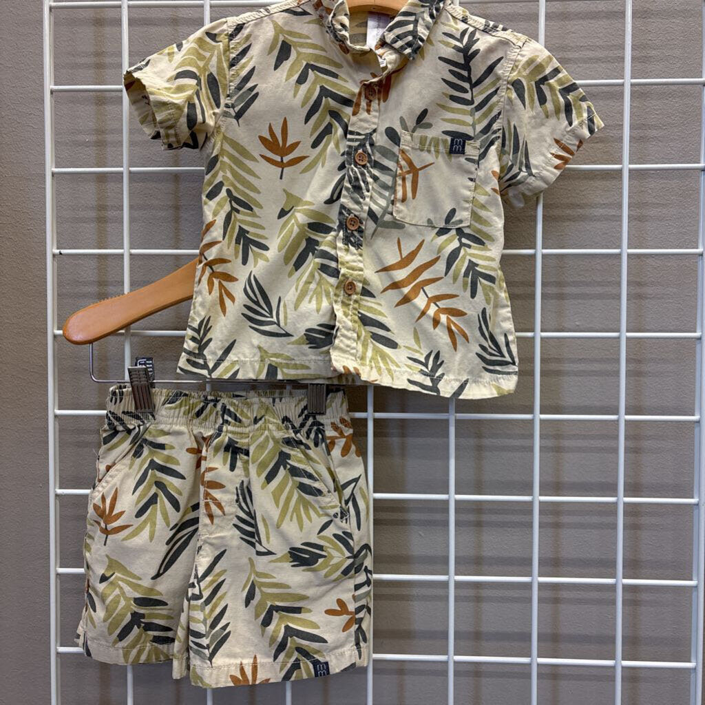 Modern Moments Leaf Print Set - 2T