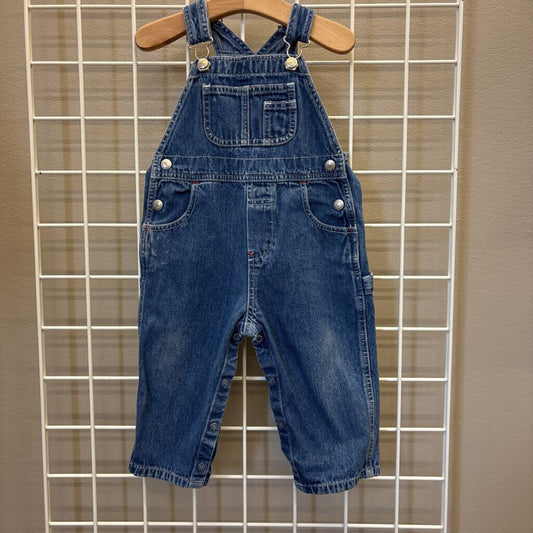 Baby Gap Vintage Overalls (splatter marks) - 18/24m