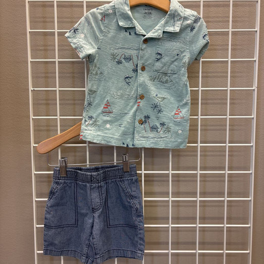 Carter's Sea Two Pc Set - 2T