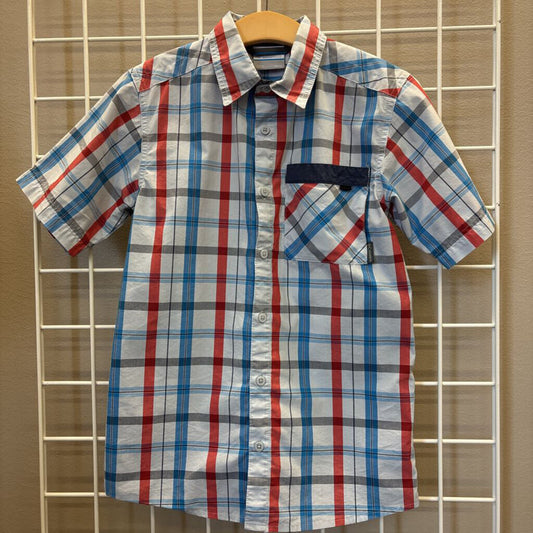 Columbia Plaid SS Button Up - 10/12