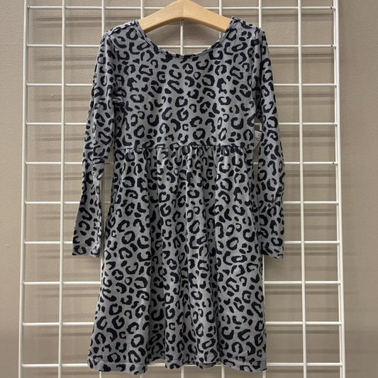 Old Navy Leopard LS Dress - 8