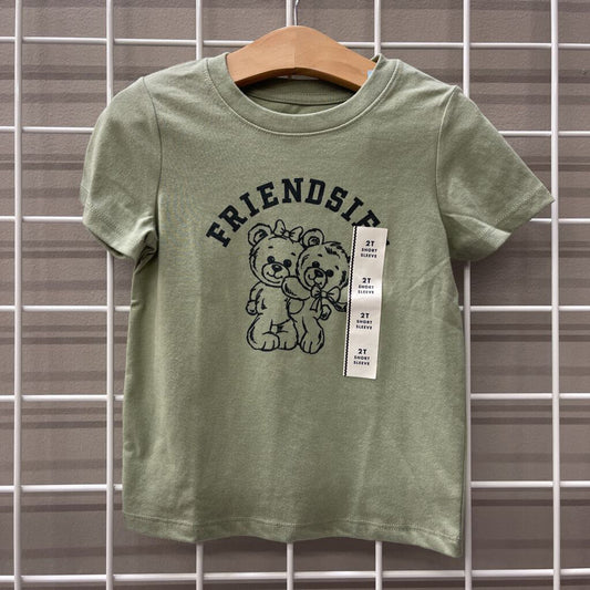 NWT Cat & Jack Bear SS Tee - 2T