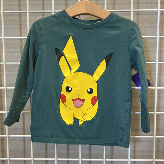 H&M Pikachu LS Tee 3/4