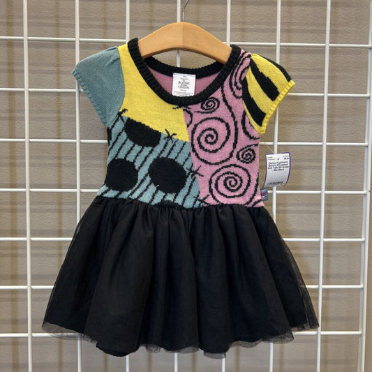 Disney Nightmare Before Christmas Knit Tulle SS Dress - 18m