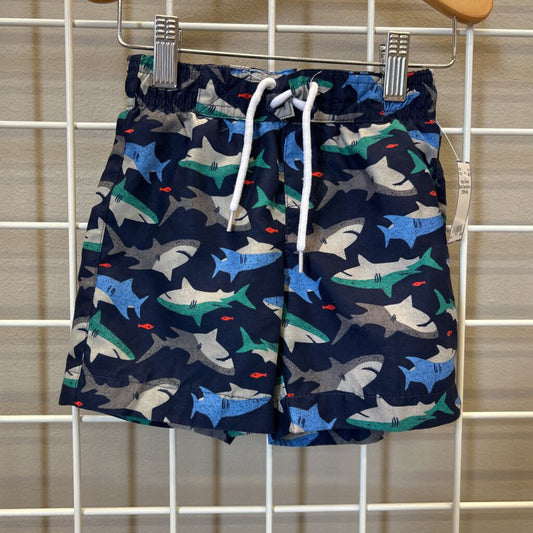 Hope & Henry Shark Swim Shorts - 12/18m