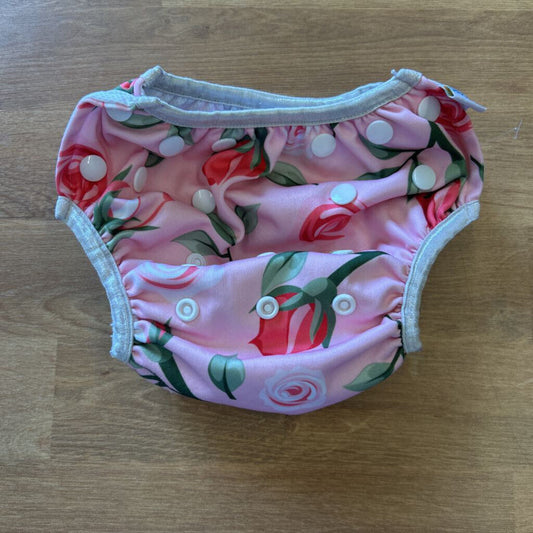 Rose Swim Diaper Cover