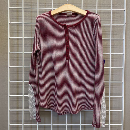 Tucker + Tate Stripe LS Thermal Henley - 8/10