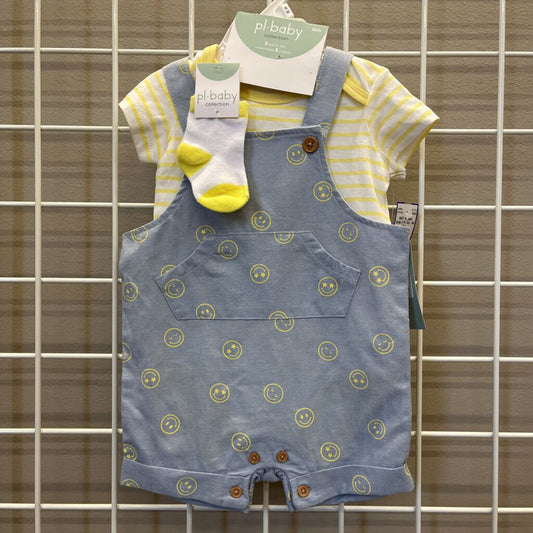 NWT PL Baby Smile 3 Pc Set - 6m