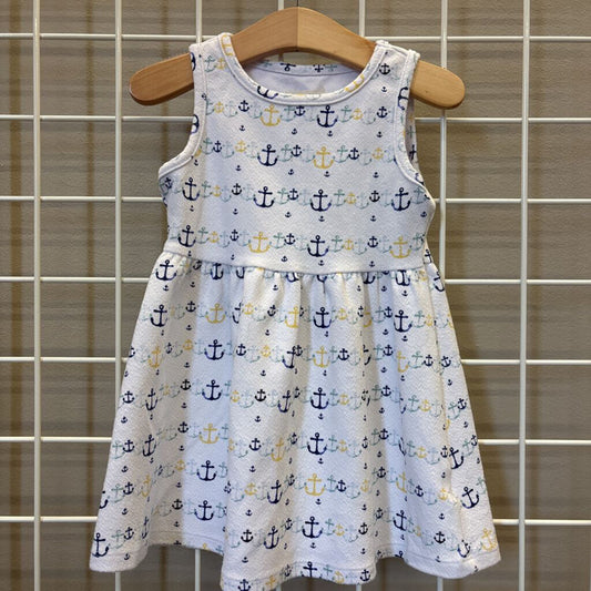 Maison Jules Anchor Tank Dress (small mark on front) - 2T
