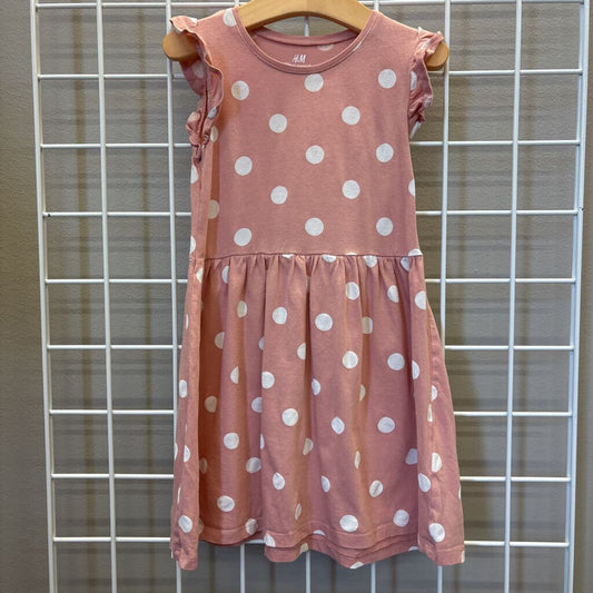 H&M Dot SS Dress - 5T/6