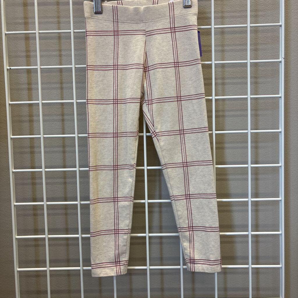 Dip Plaid Leggings - 5T