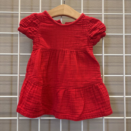 Old Navy Linen SS Dress - 0/3m