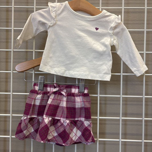 Carter's Plaid Two Pc Set - 6m