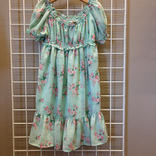 Janie & Jack Baby Doll Floral SS Dress - 10