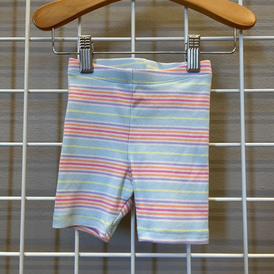 Cat & Jack Stripe Biker Shorts - 18m