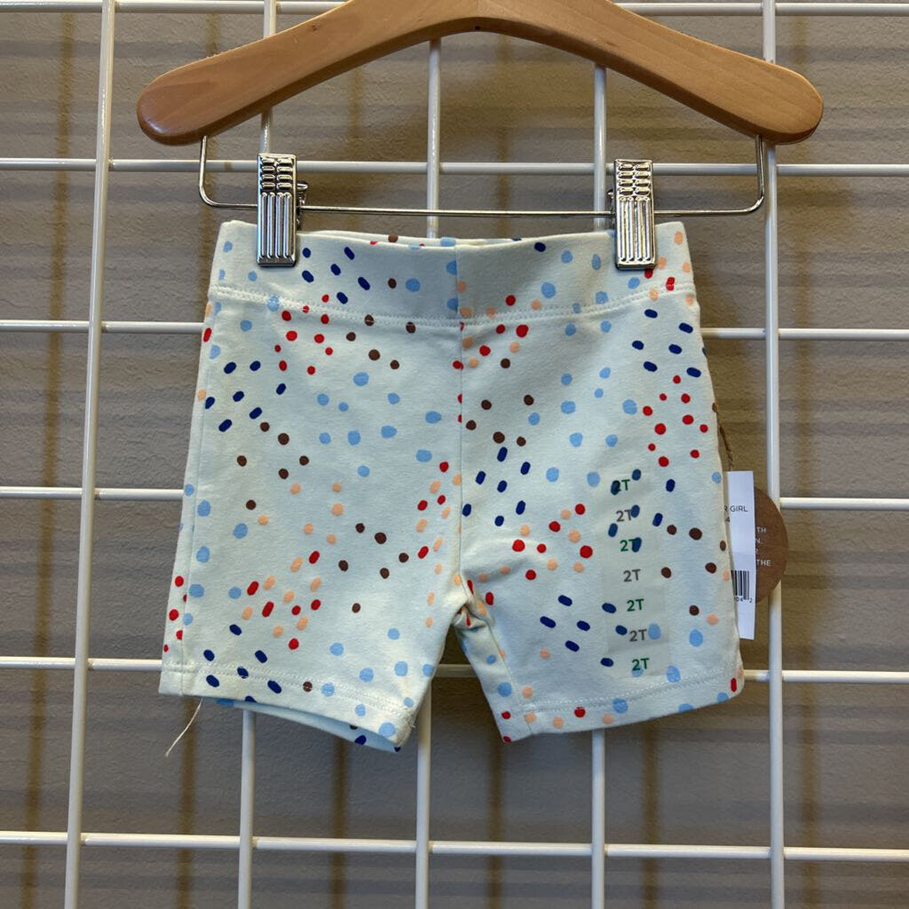 NWT Dip Dot Biker Shorts - 2T
