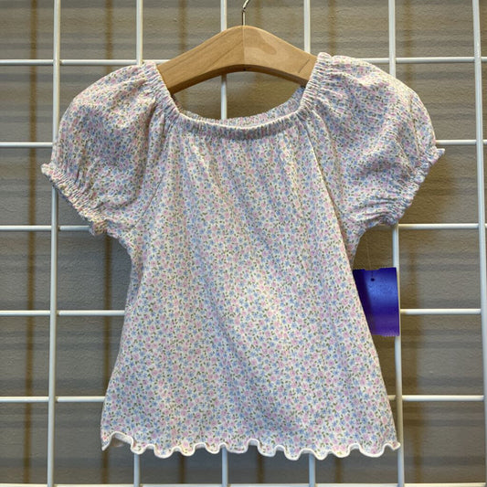 Cat & Jack Floral SS Top - 2T