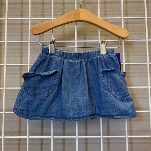 Cat & Jack Chambray Skort - 2T