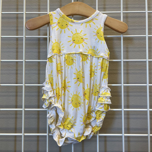NWT Little Sleepies Bamboo Sun Bubble Romper - 3/6m