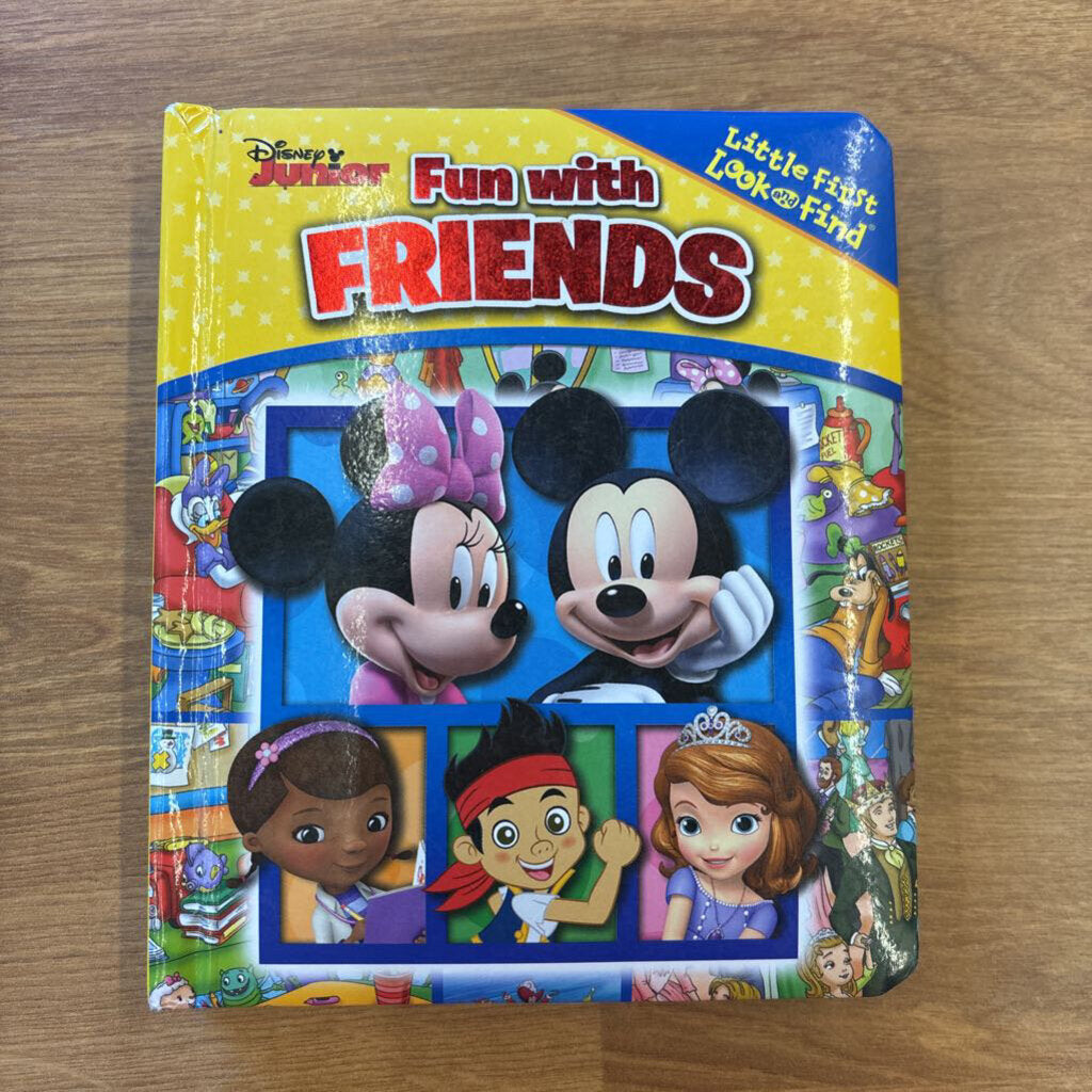 Disney Jr. Fun with Friends Look & Find