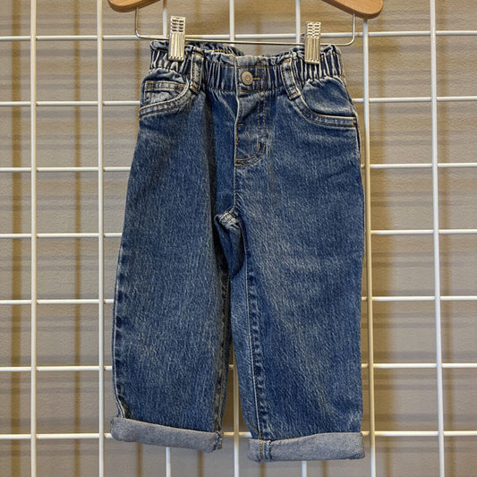 Cat & Jack Paperbag Waist Jeans - 2T