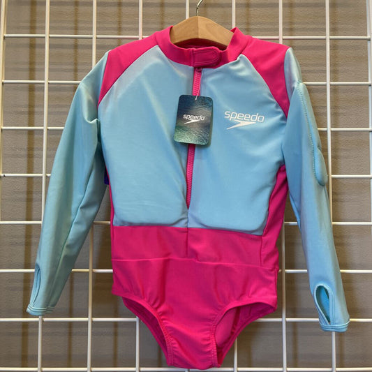 NWT Speedo LS One Pc Swim - 4/5