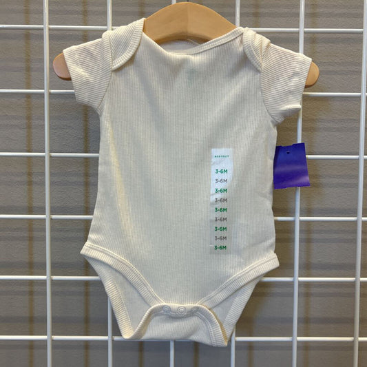 NWT Dip Ribbed SS Onesie - 3/6m