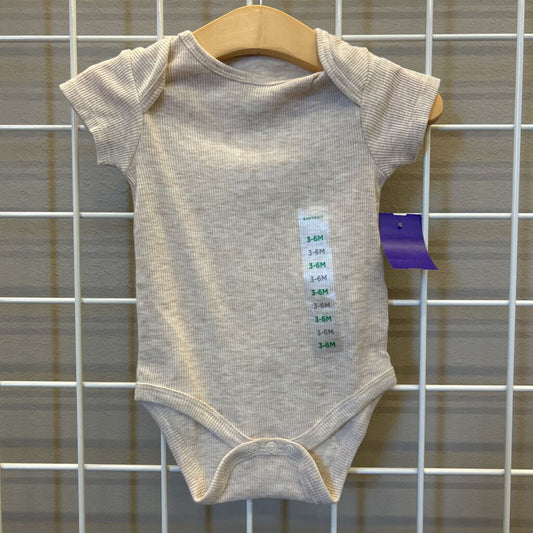 NWT Dip Ribbed SS Onesie - 3/6m