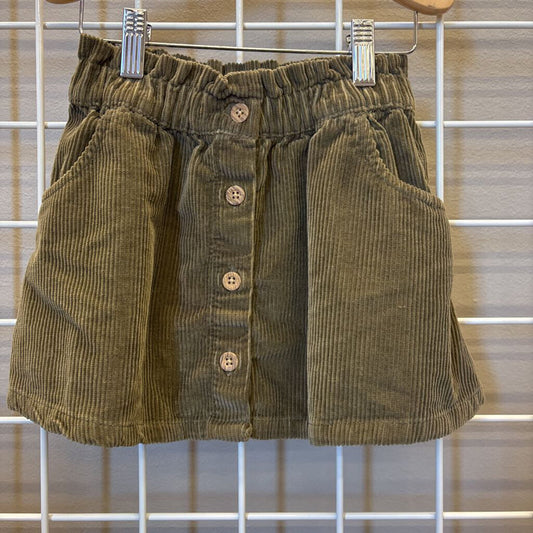 Little Planet Corduroy Skirt - 4T
