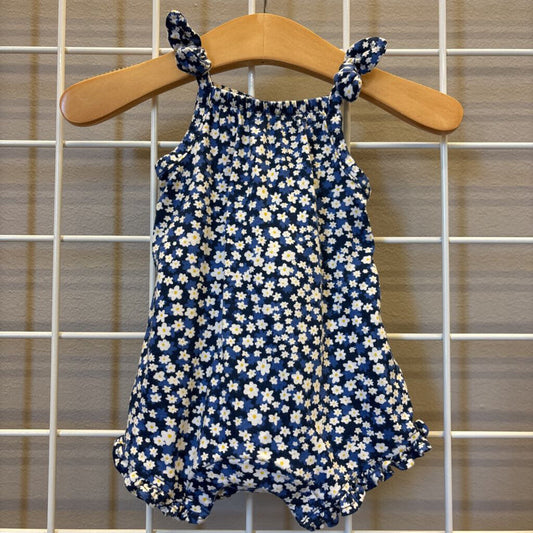 Old Navy Daisy Bubble Romper - 0/3m