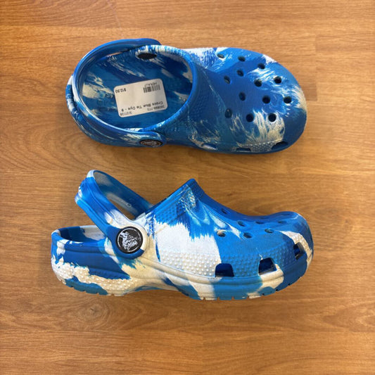 Crocs Blue Tie Dye - 9