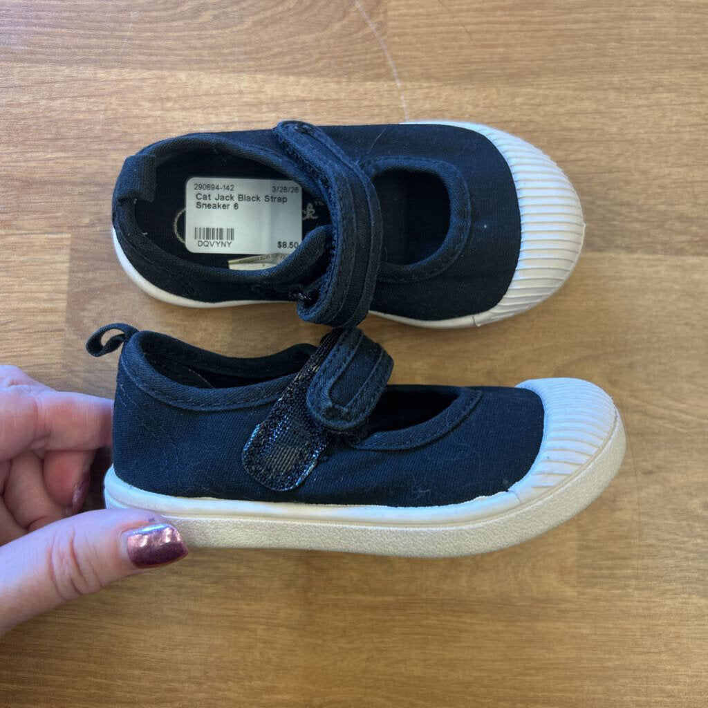 Cat Jack Black Strap Sneaker 6
