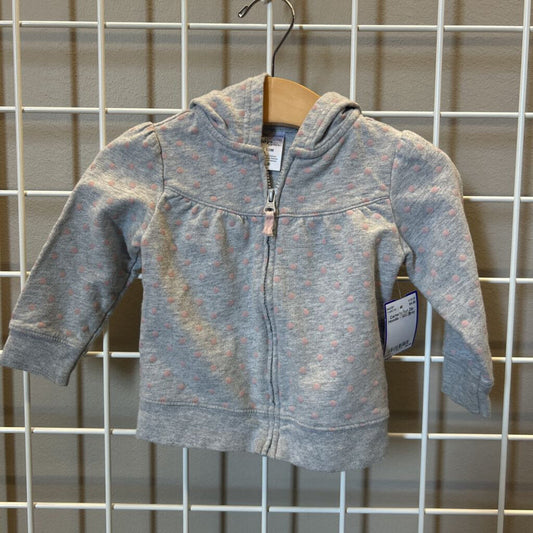 Carter's Dot Zip Hoodie - 12m