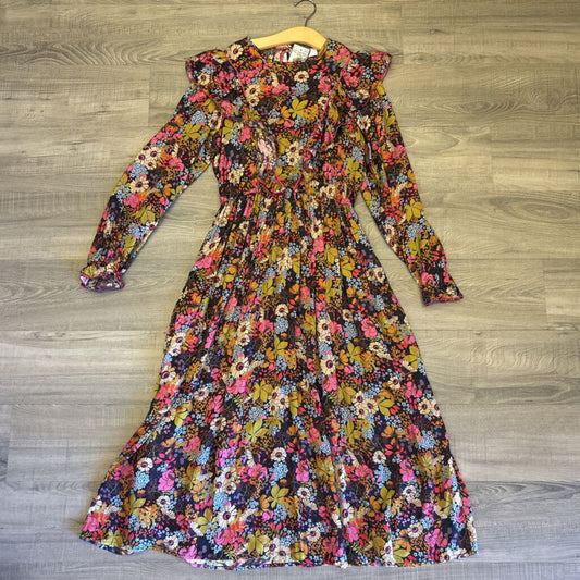 NWT Paade Mode Floral LS Maxi Dress - 14